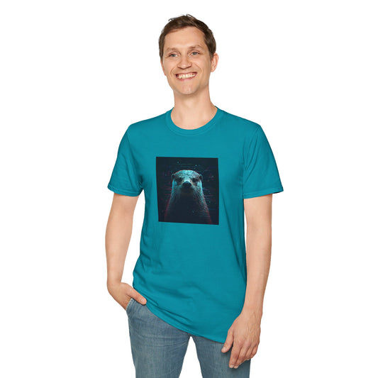 Pixellated Otter — Otterly Retro Gamer Tee