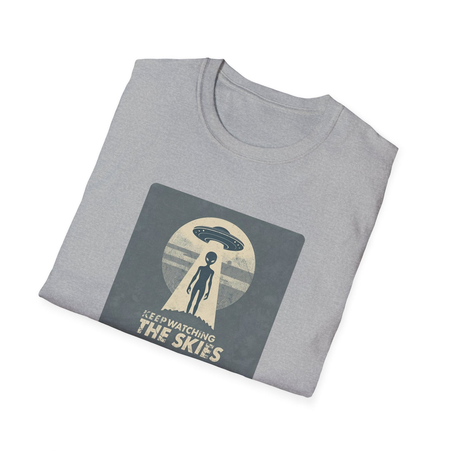 Keep Watching the Skies T-Shirt — Vintage UFO Encounter Graphic Tee