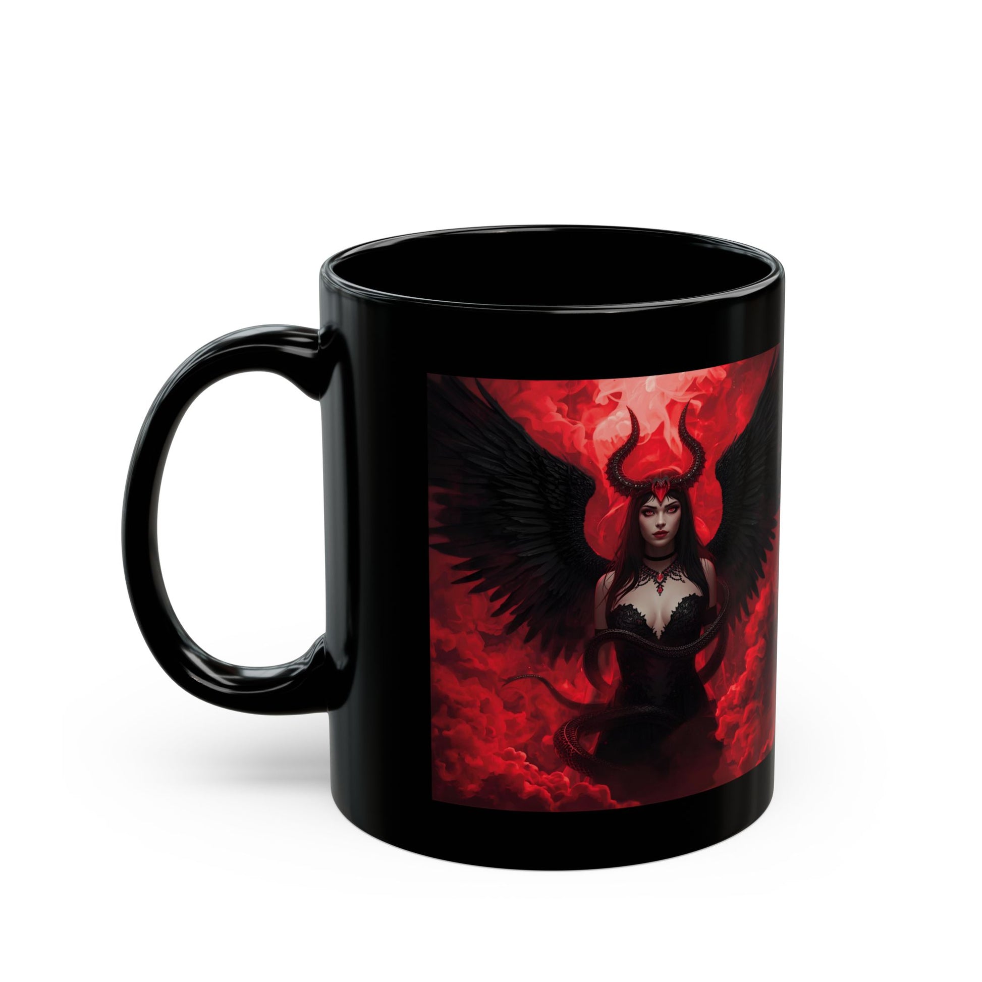 Lilith Mug with dark goddess artwork