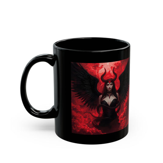 Lilith Mug with dark goddess artwork