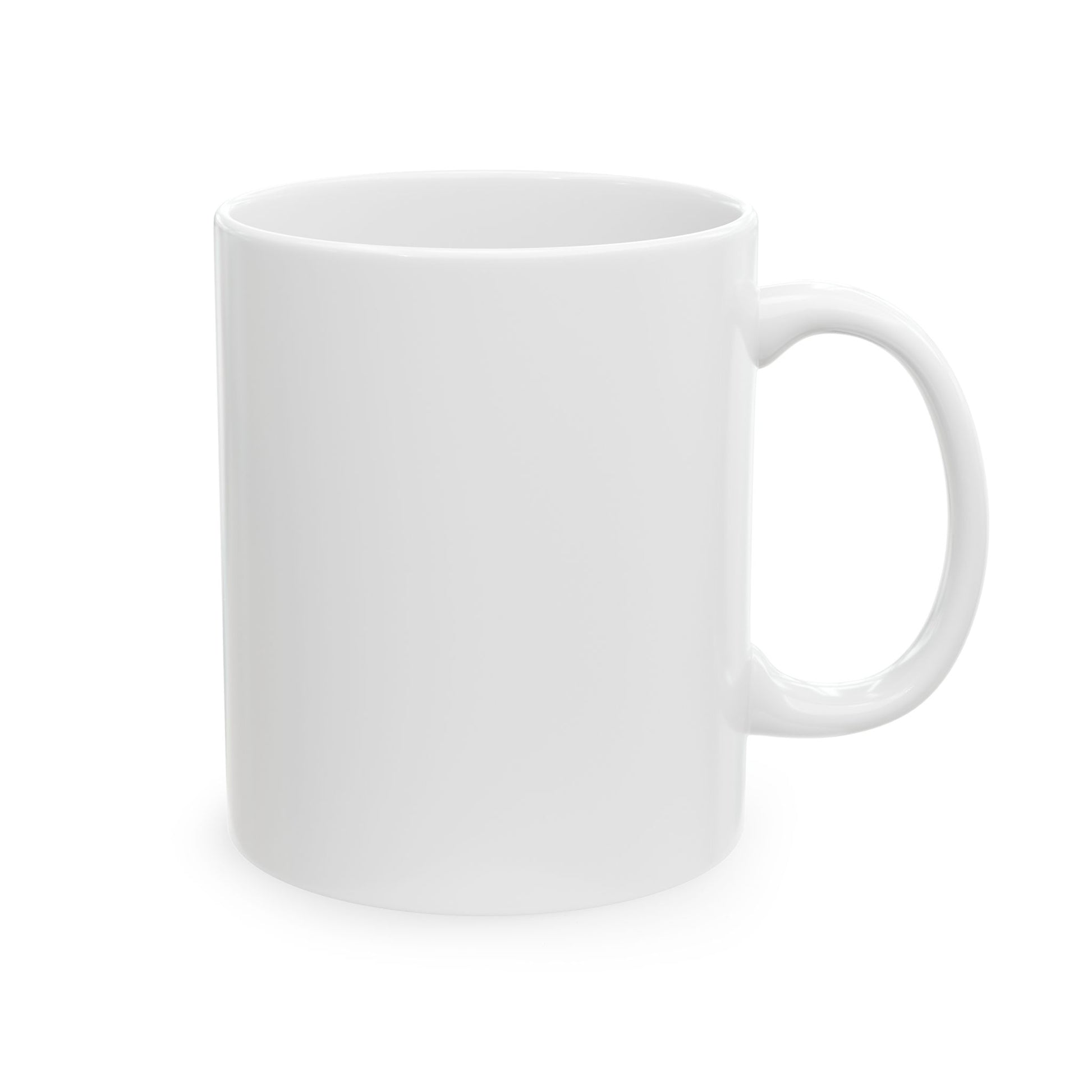 Apollo - Lightbringer Mug - back view - white mug with image of Apollo
