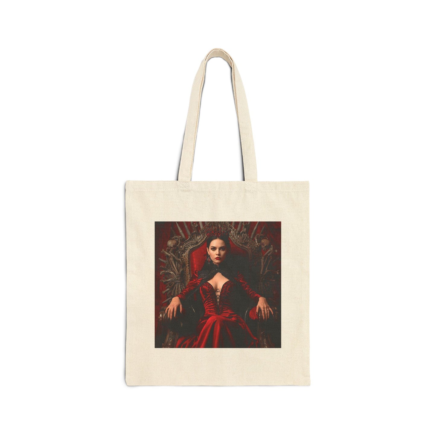 Crimson Dominion - Cotton Canvas Tote Bag