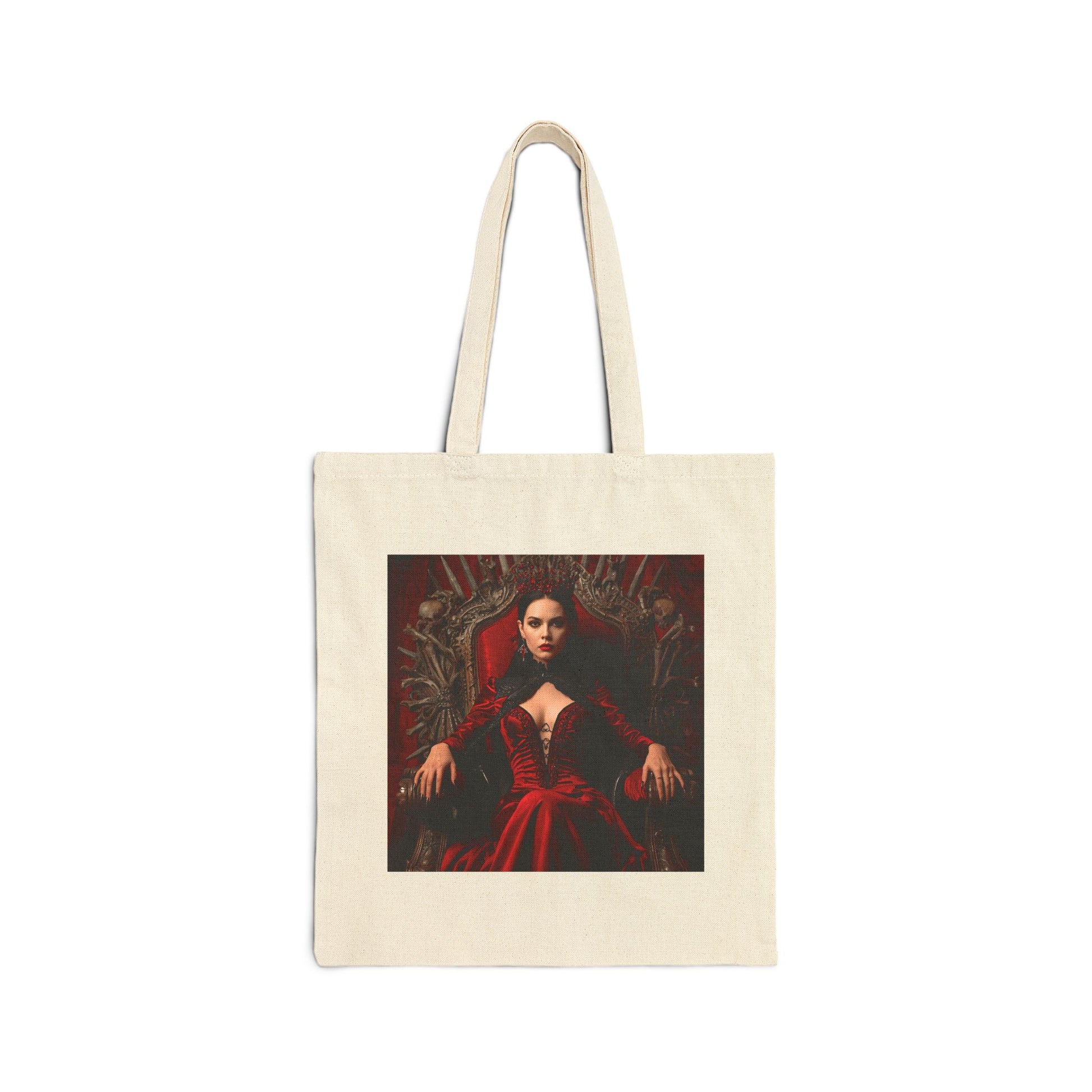 Crimson Dominion - Cotton Canvas Tote Bag