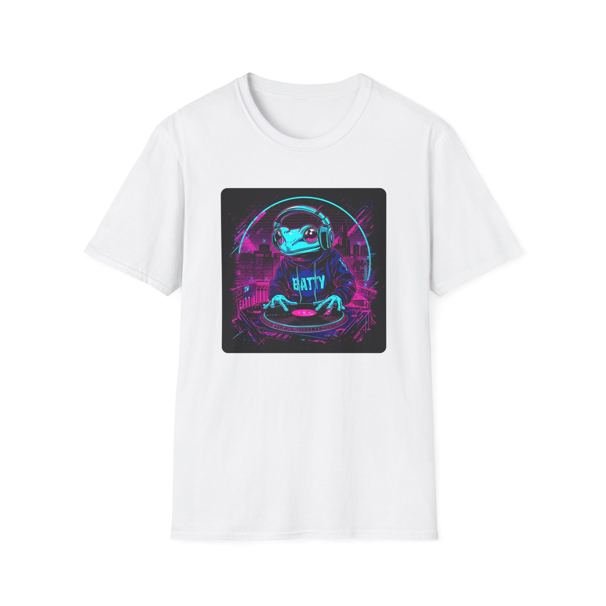 DJ Froggy on the Floor T-Shirt in White