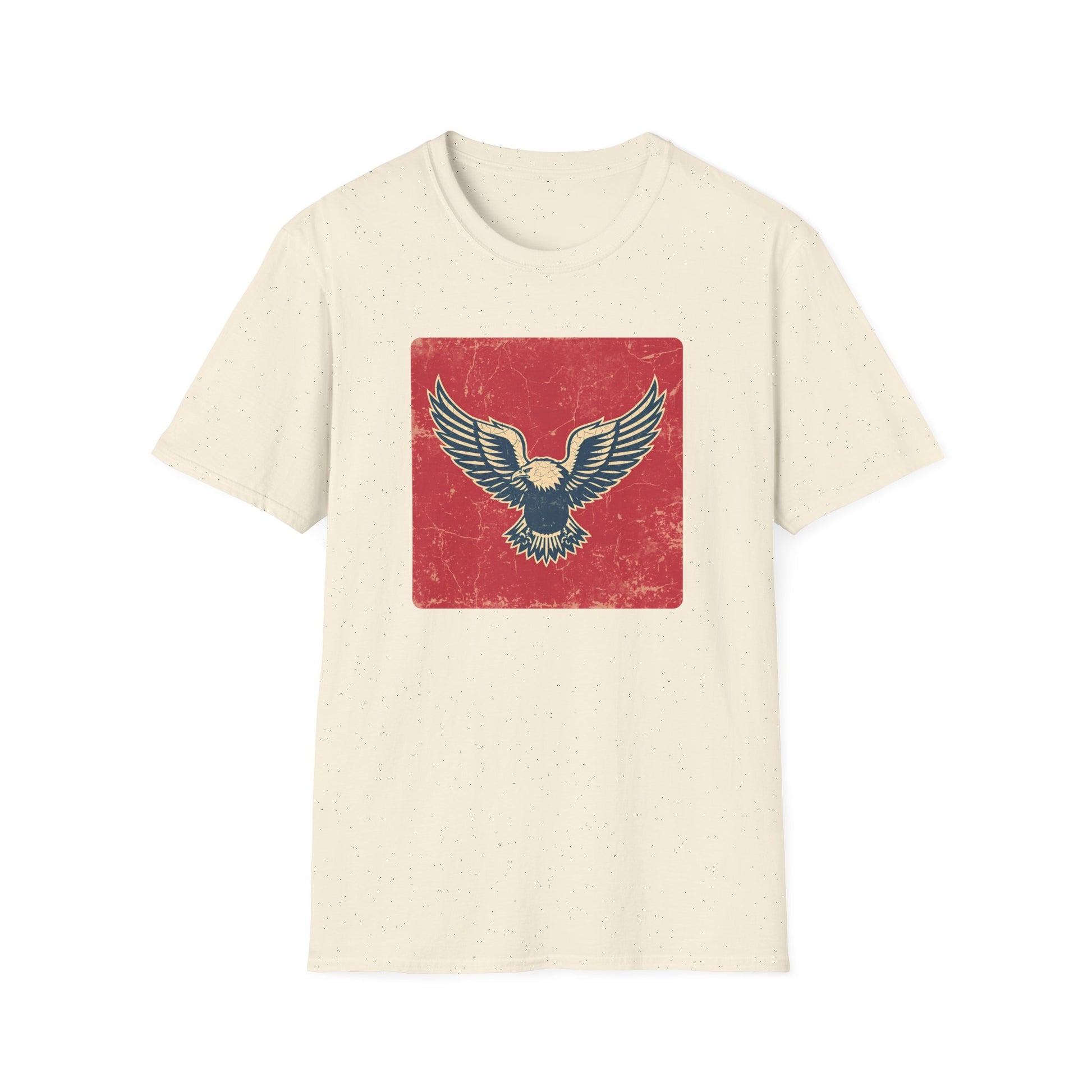 Soaring Free - Vintage Eagle T-Shirt in Natural