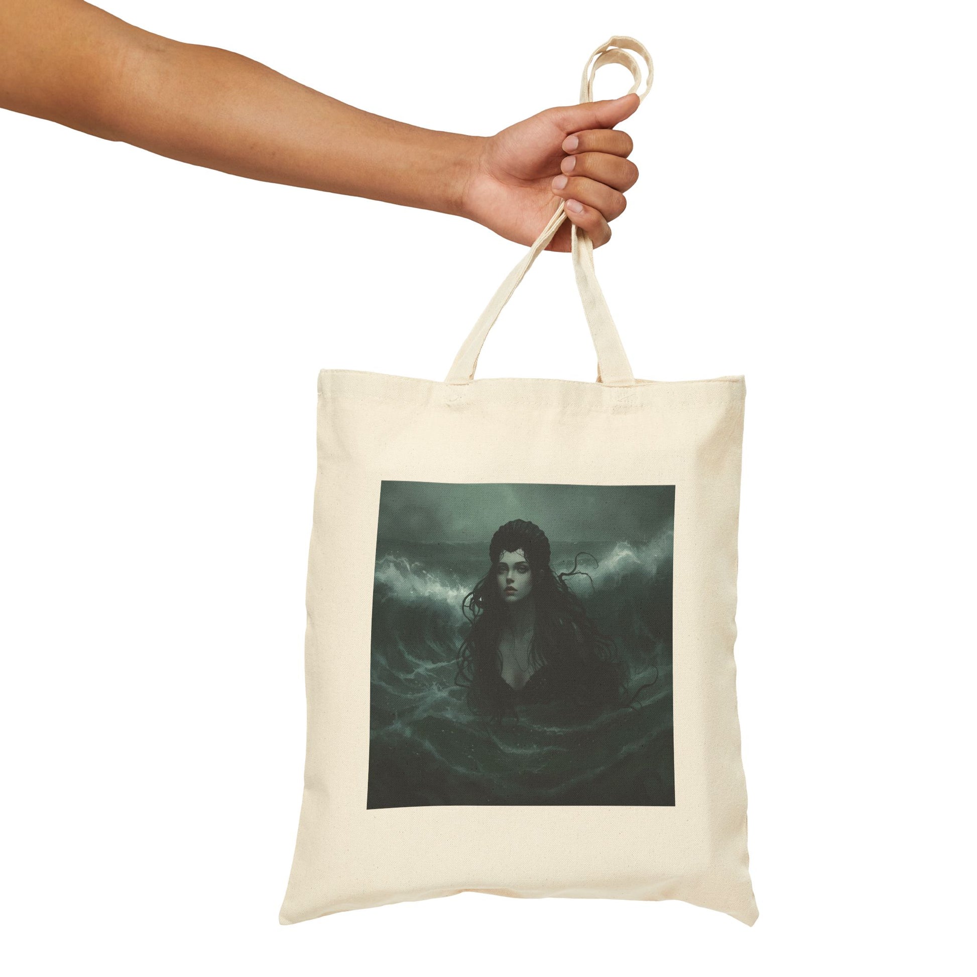 Siren of Shadows Tote Bag in Natural