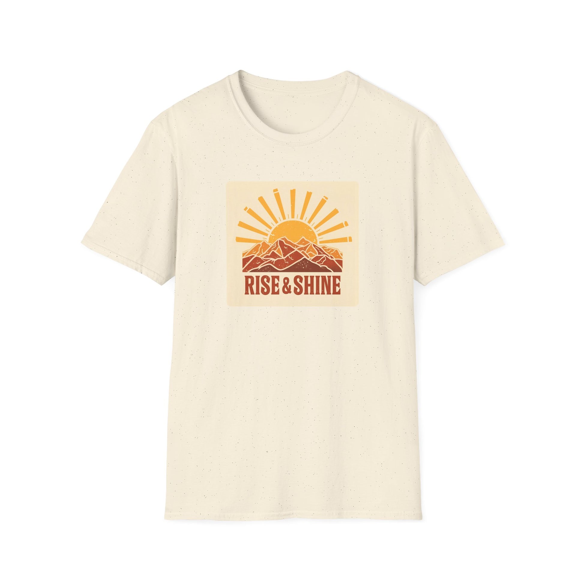 Rise & Shine Retro Sun T-Shirt in Natural