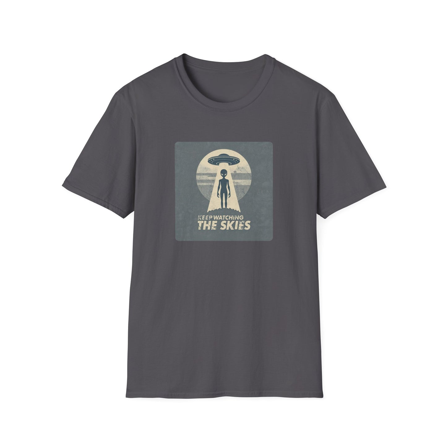 Keep Watching the Skies T-Shirt — Vintage UFO Encounter Graphic Tee