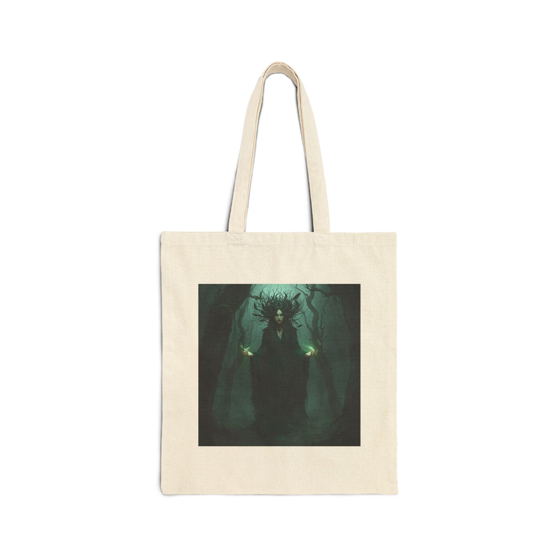 Forest Hex - Canvas Tote Bag in Natural