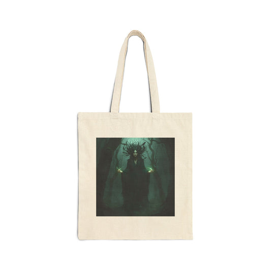 Forest Hex - Canvas Tote Bag in Natural