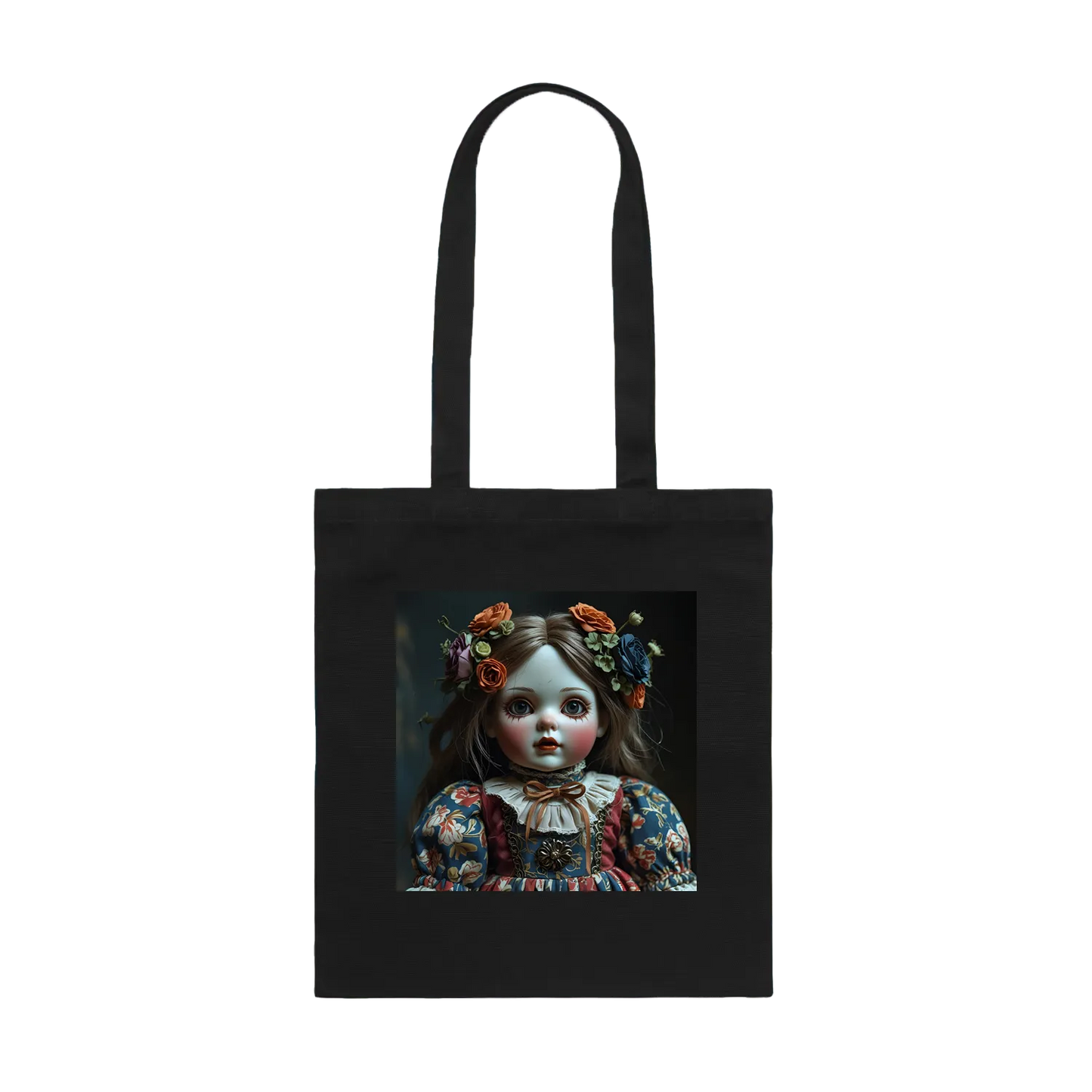 Black front flat lay