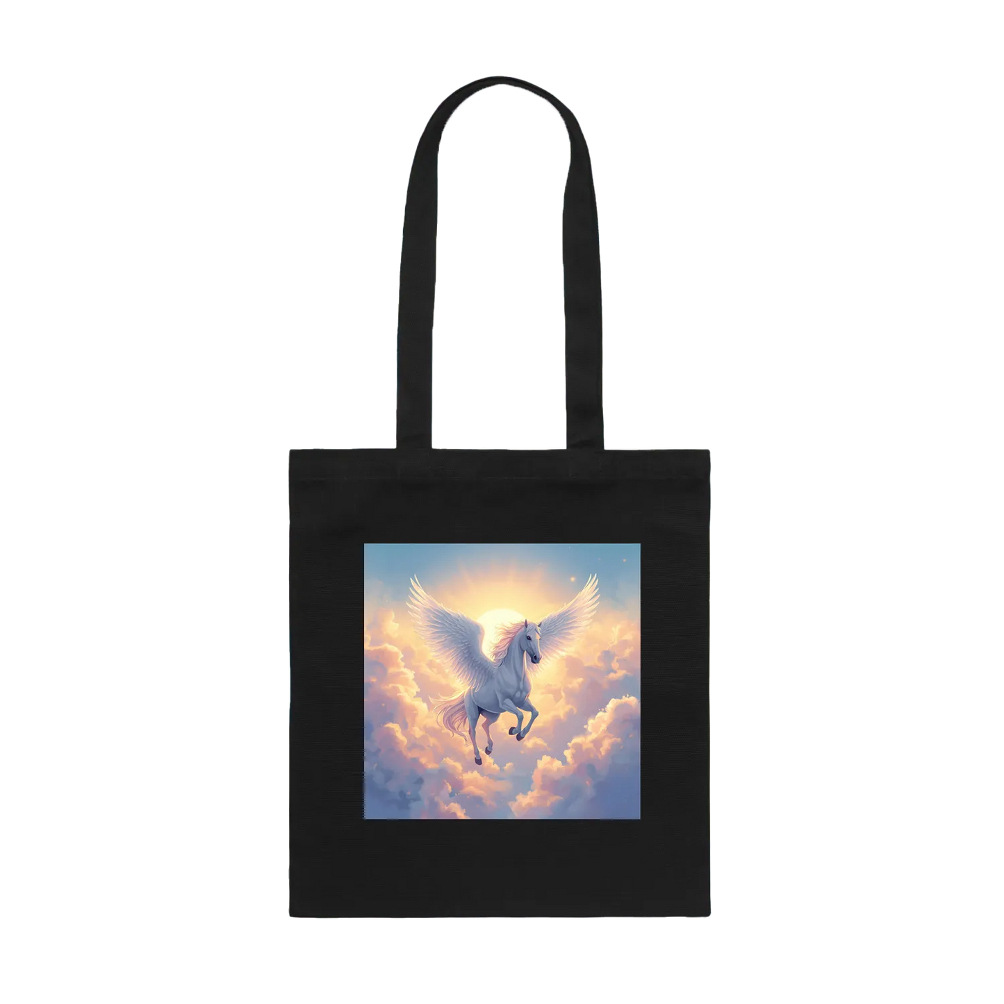 Black front flat lay