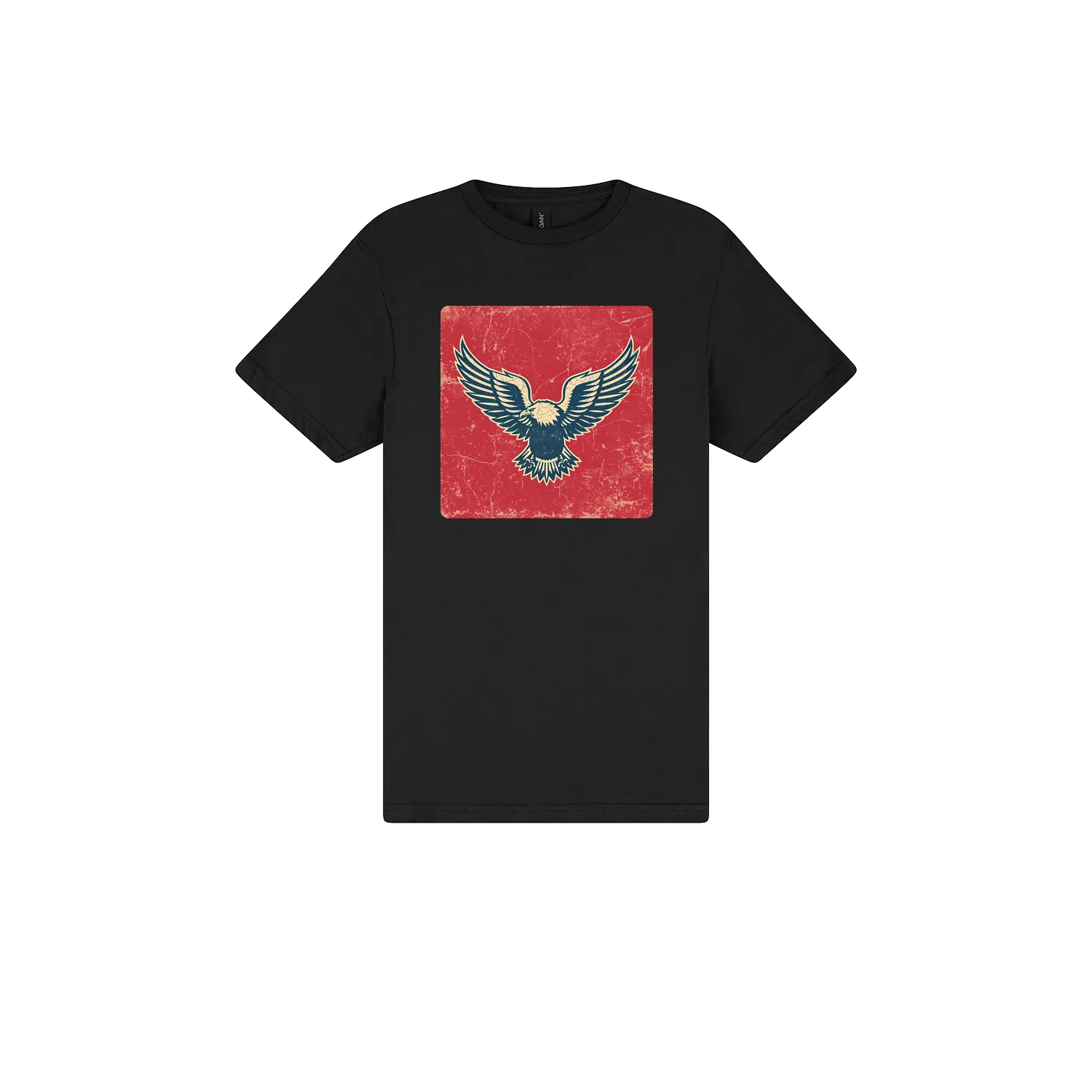 Black front flat lay