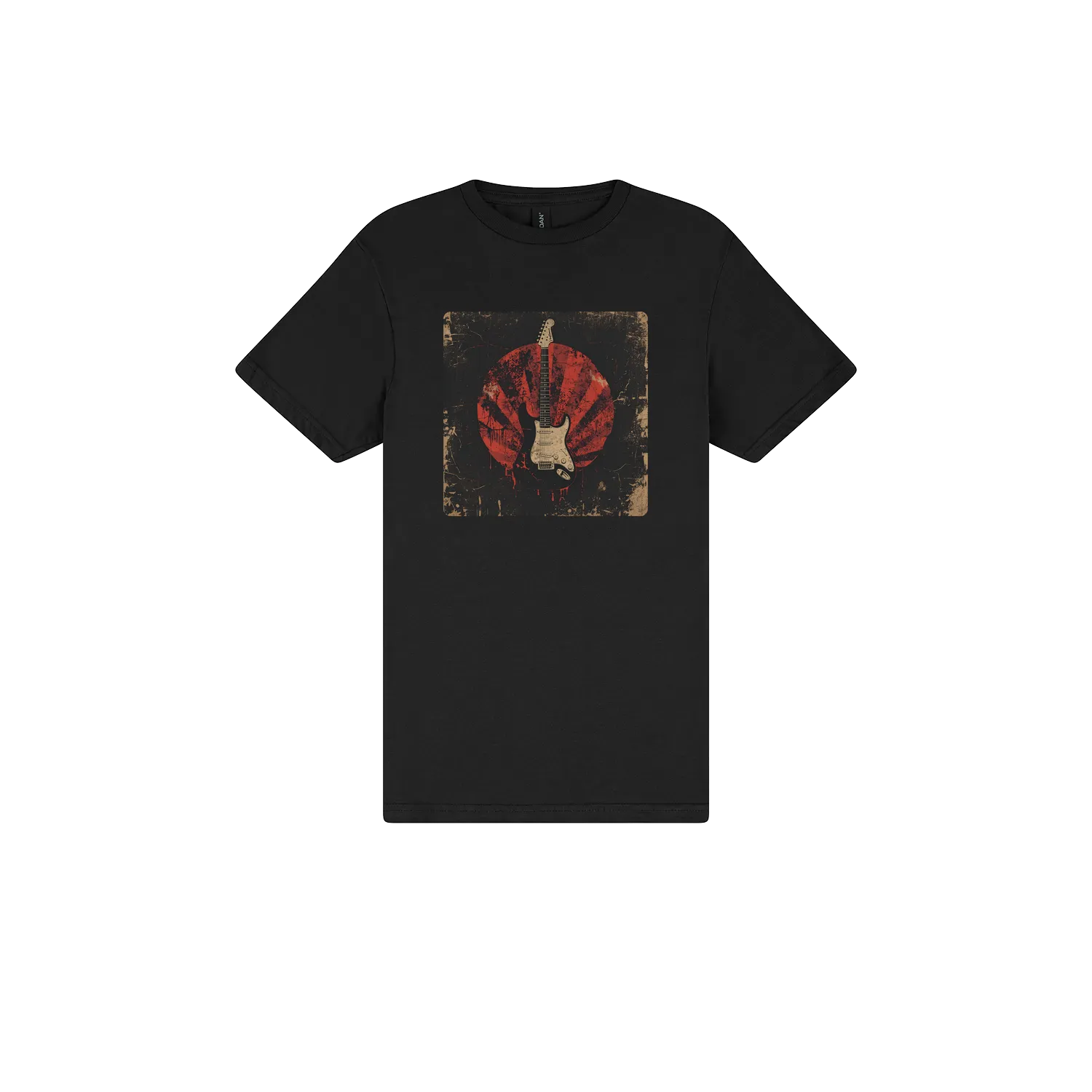 Black front flat lay