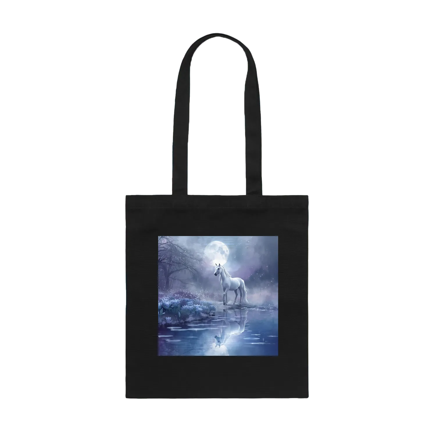 Black front flat lay