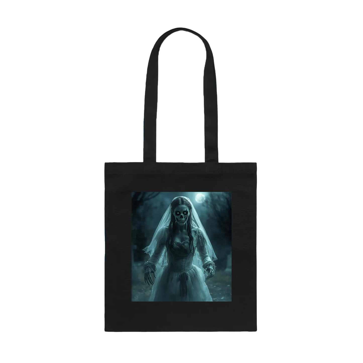 Black front flat lay