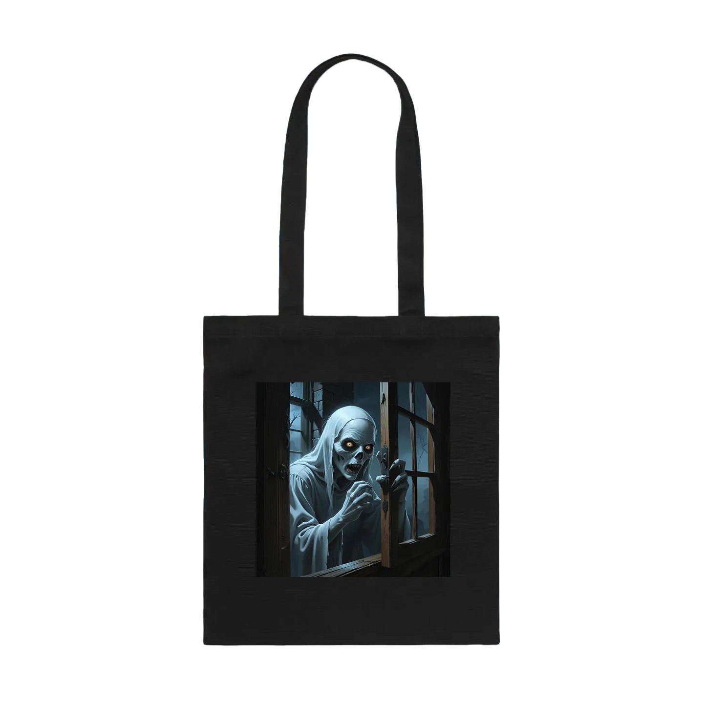 Black front flat lay