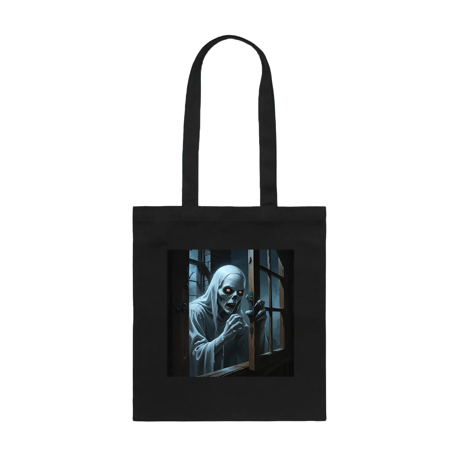 Black front flat lay