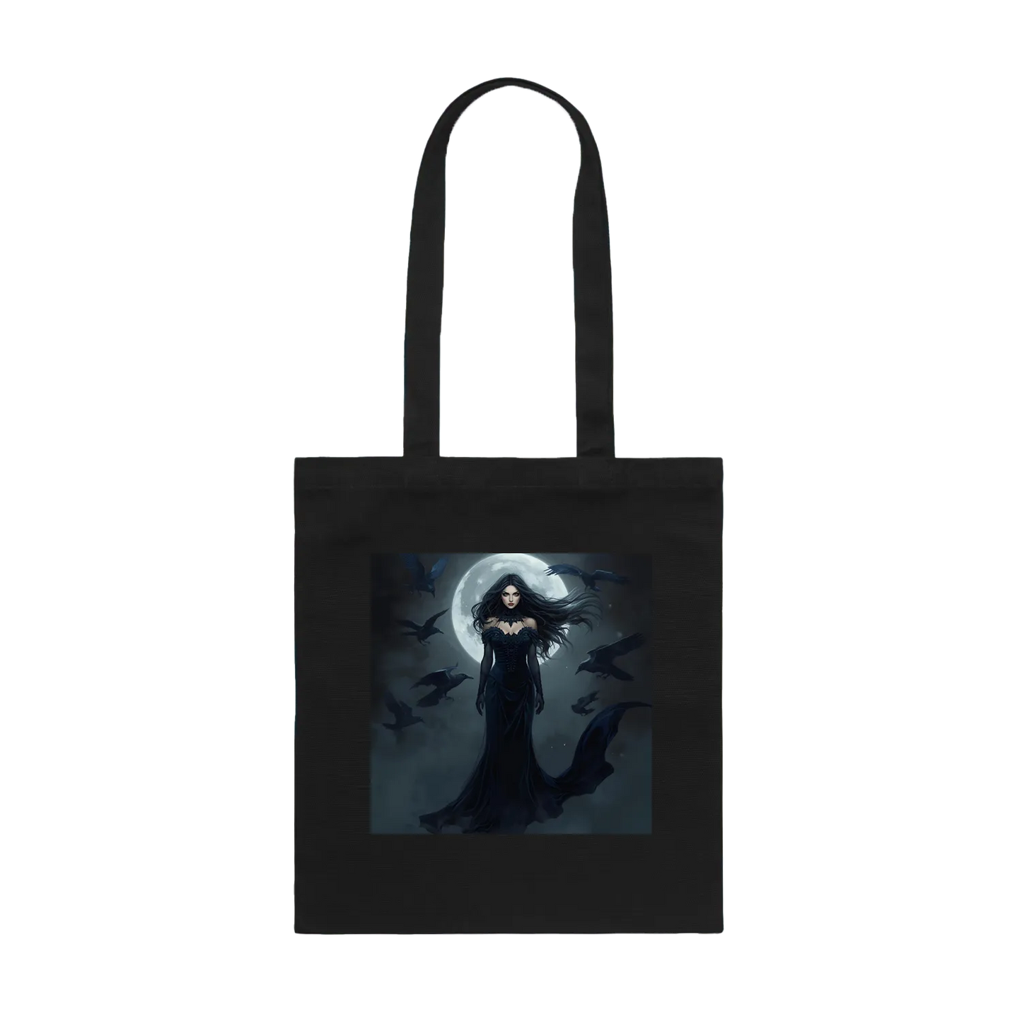 Black front flat lay