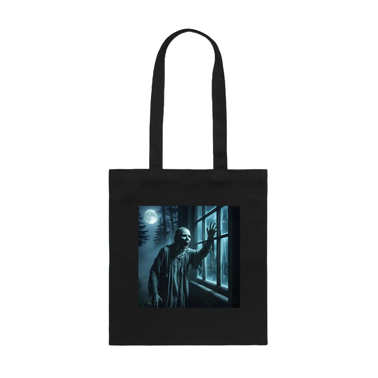 Black front flat lay