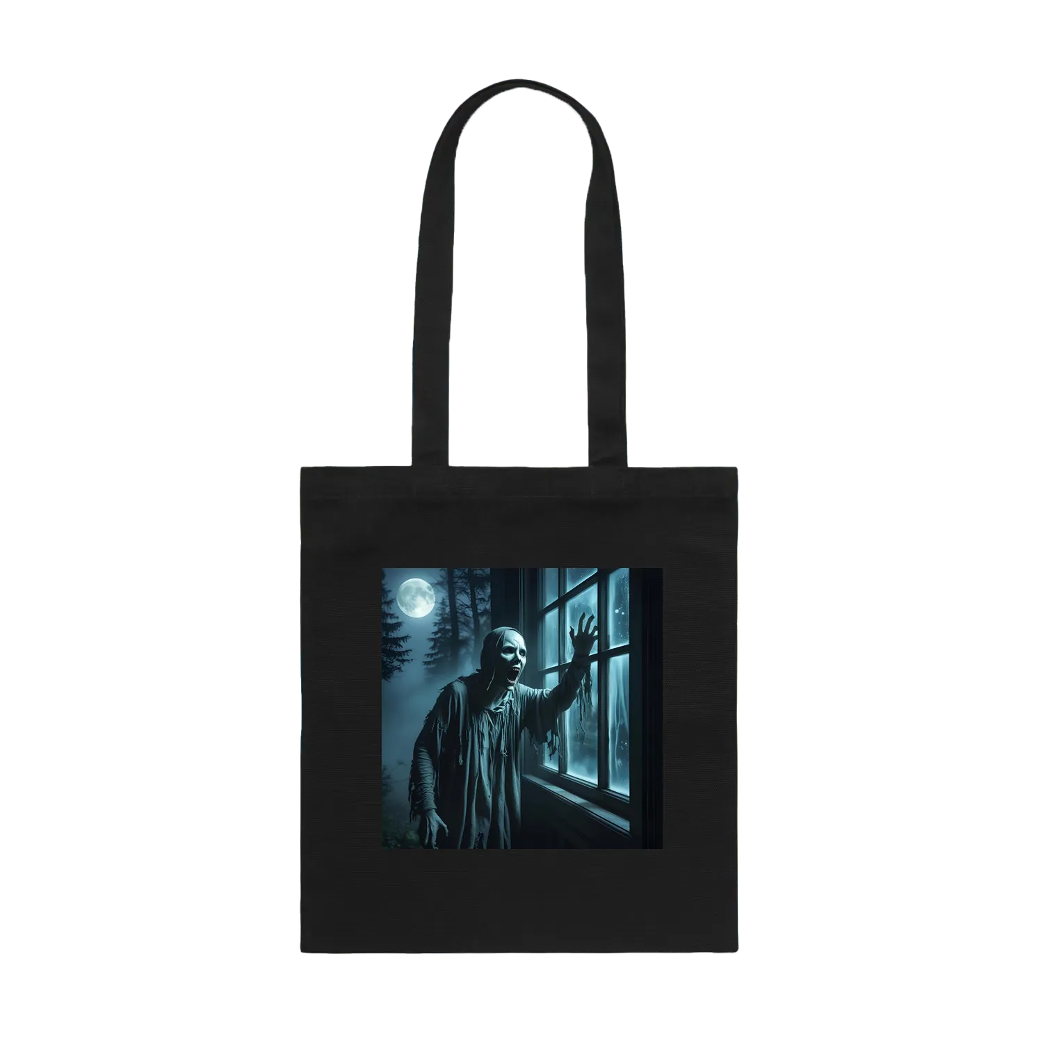 Black front flat lay