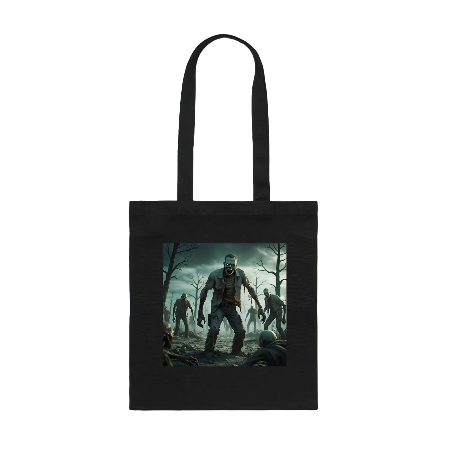 Black front flat lay