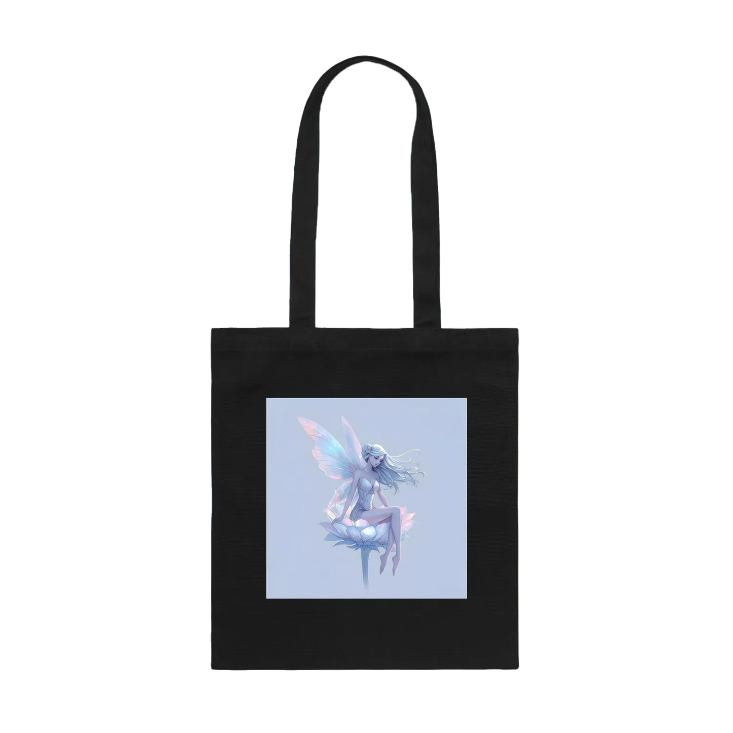 Black front flat lay