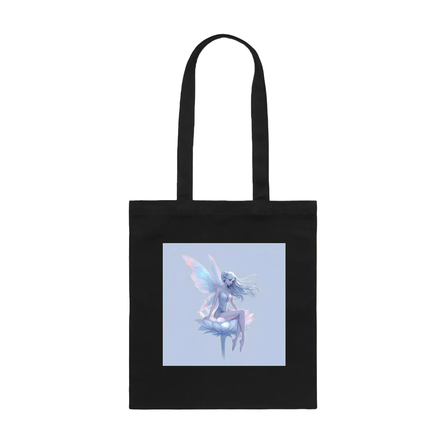 Black front flat lay