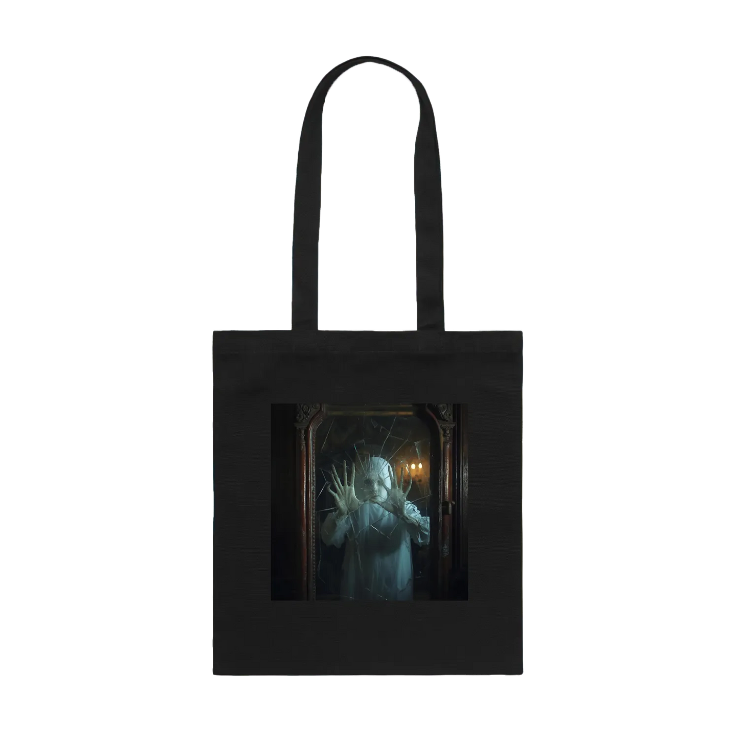 Black front flat lay