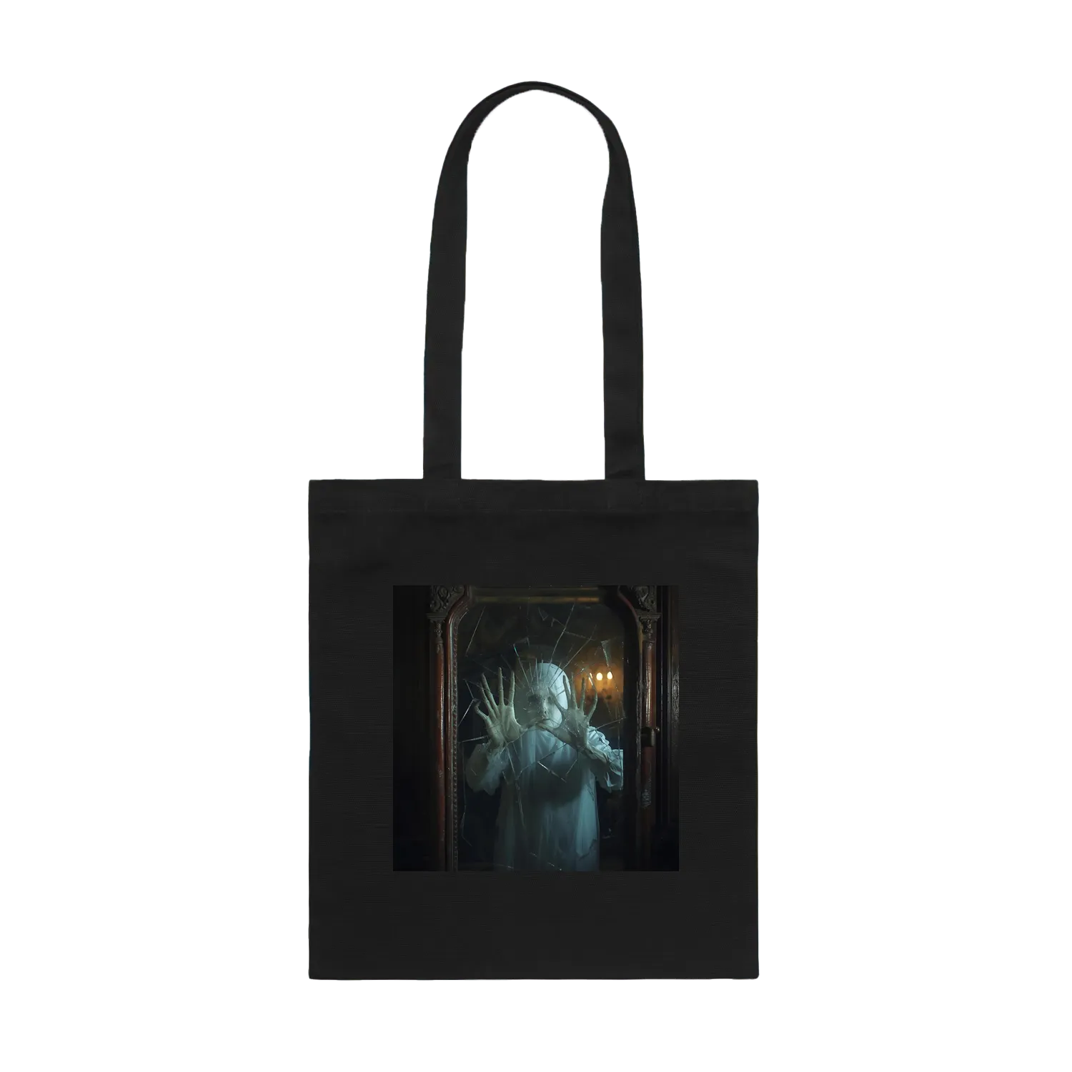 Black front flat lay