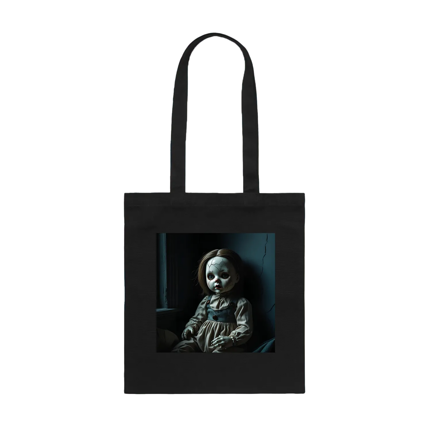 Black front flat lay