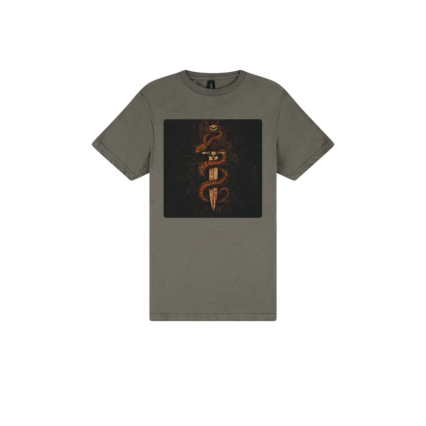 Charcoal front flat lay