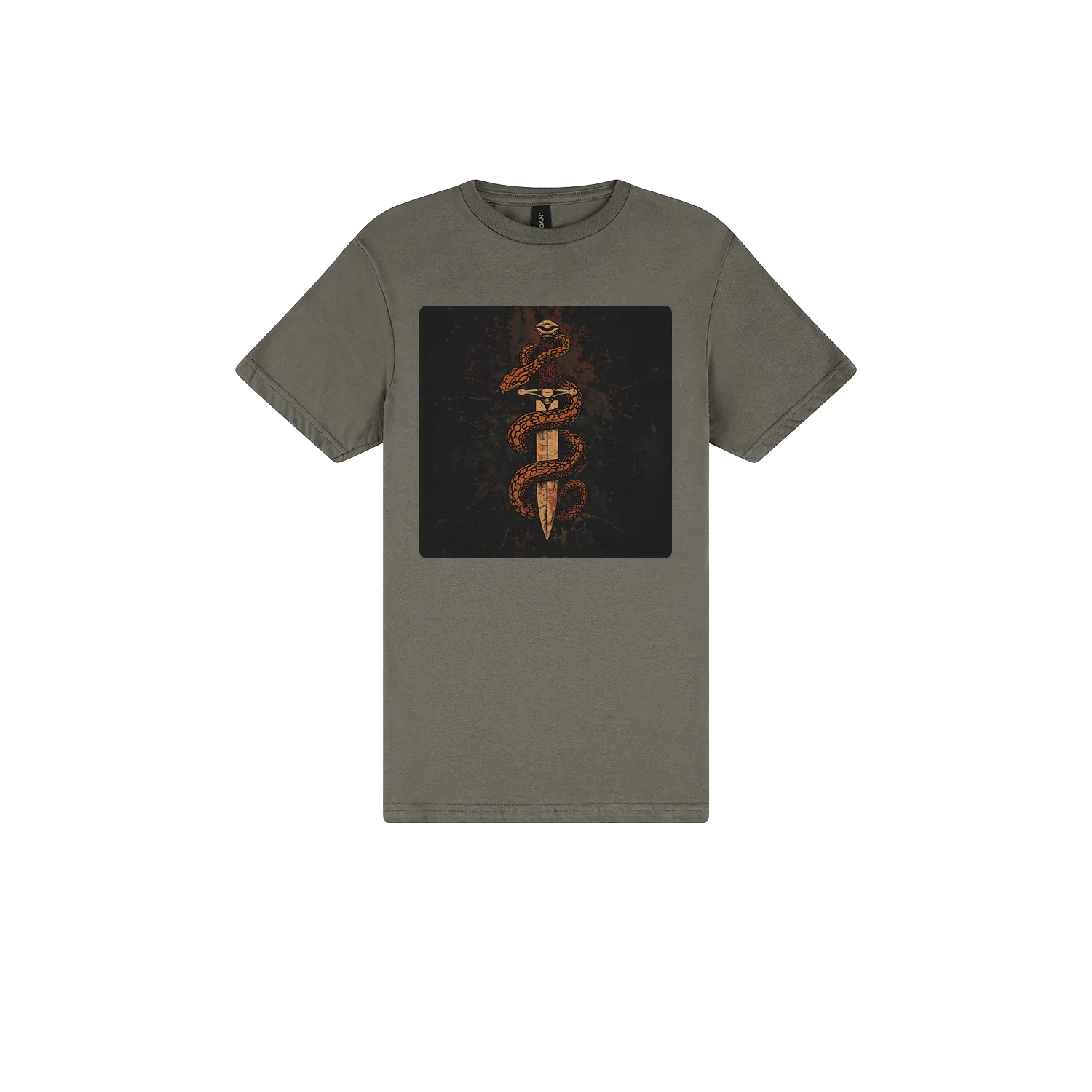 Charcoal front flat lay