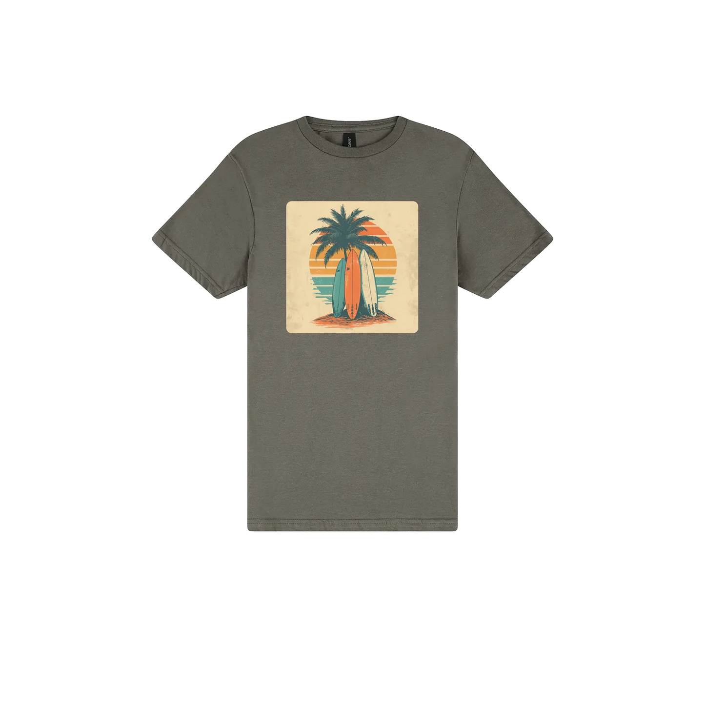 Charcoal front flat lay