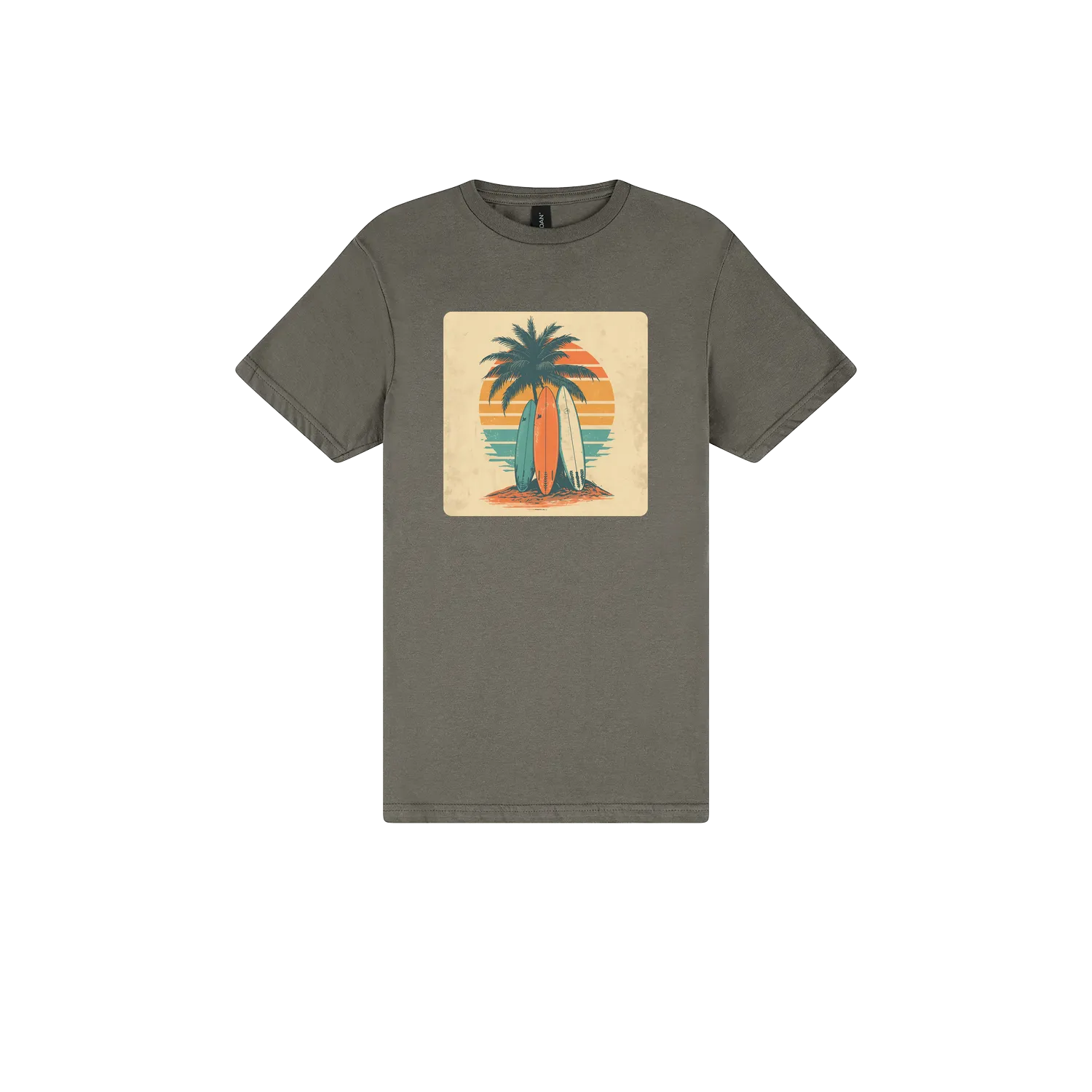 Charcoal front flat lay