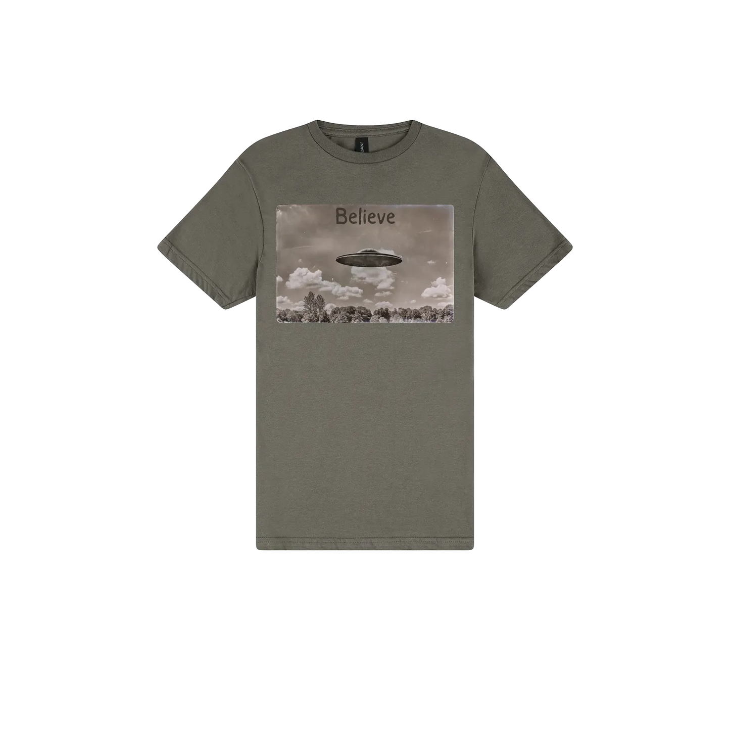 Charcoal front flat lay