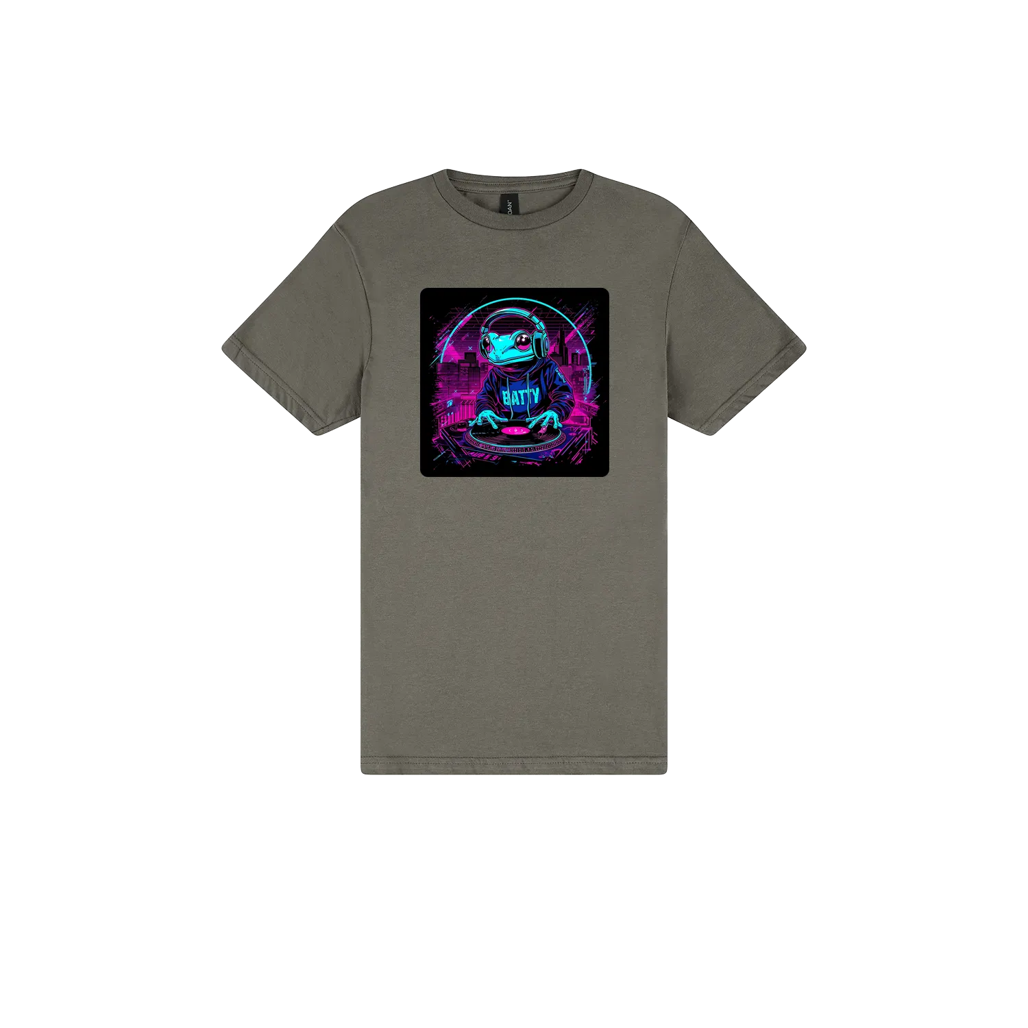 Charcoal front flat lay