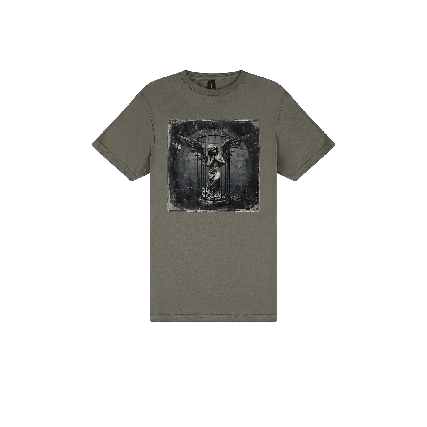 Charcoal front flat lay