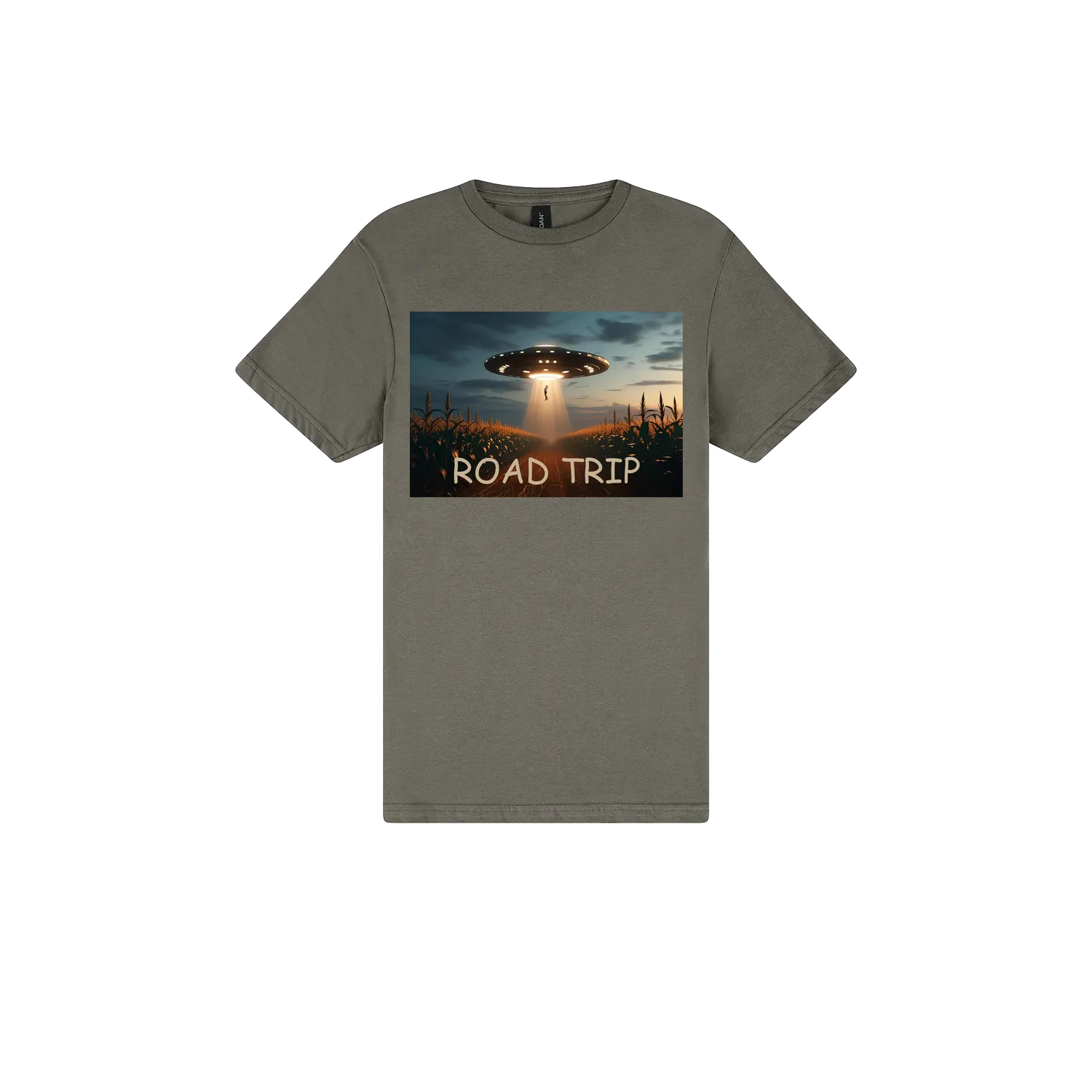 Charcoal front flat lay