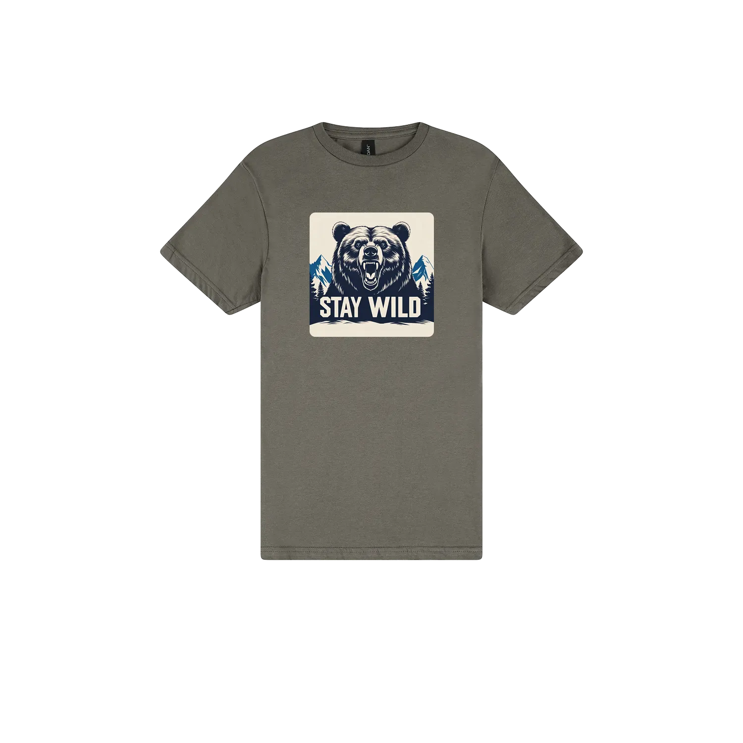 Charcoal front flat lay