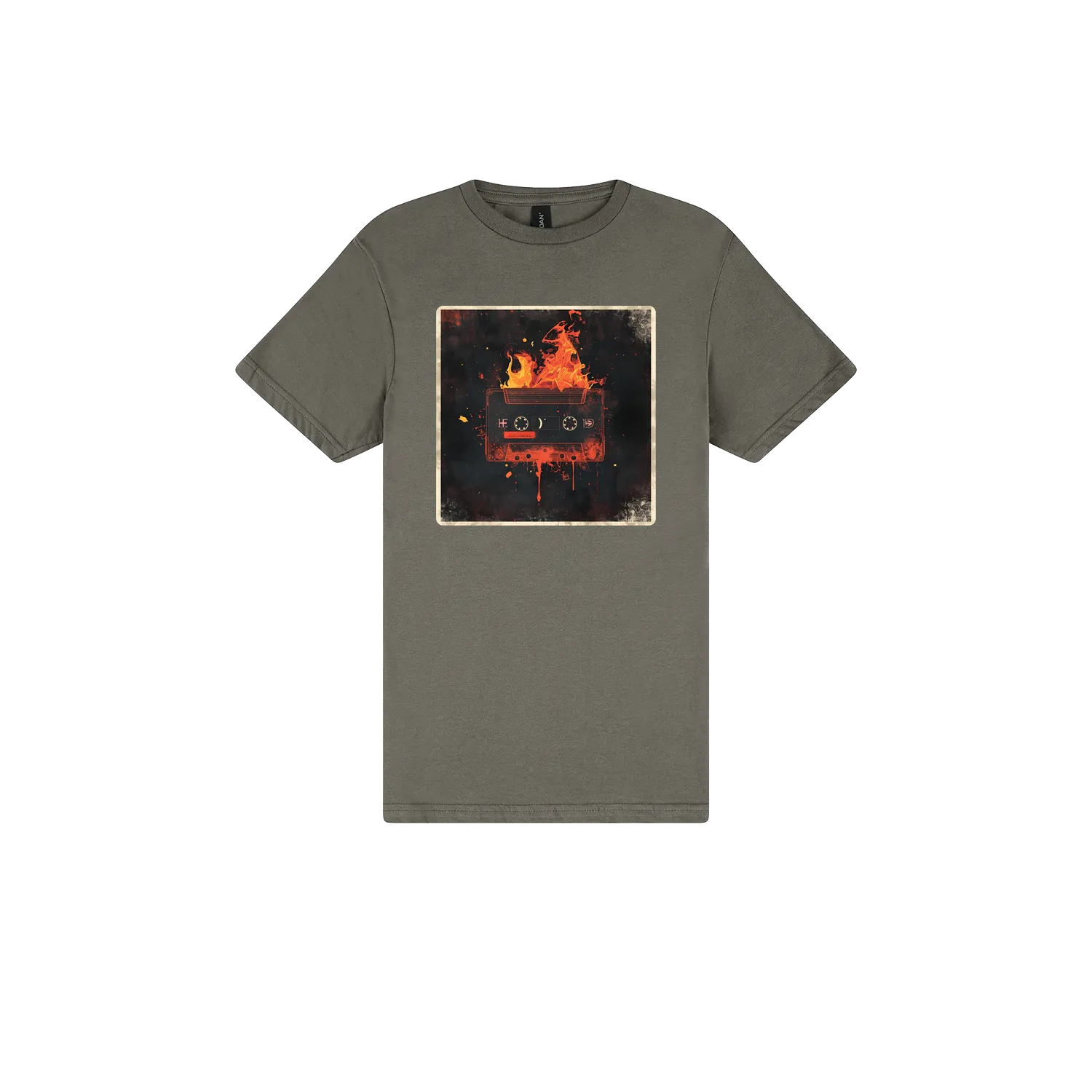 Charcoal front flat lay