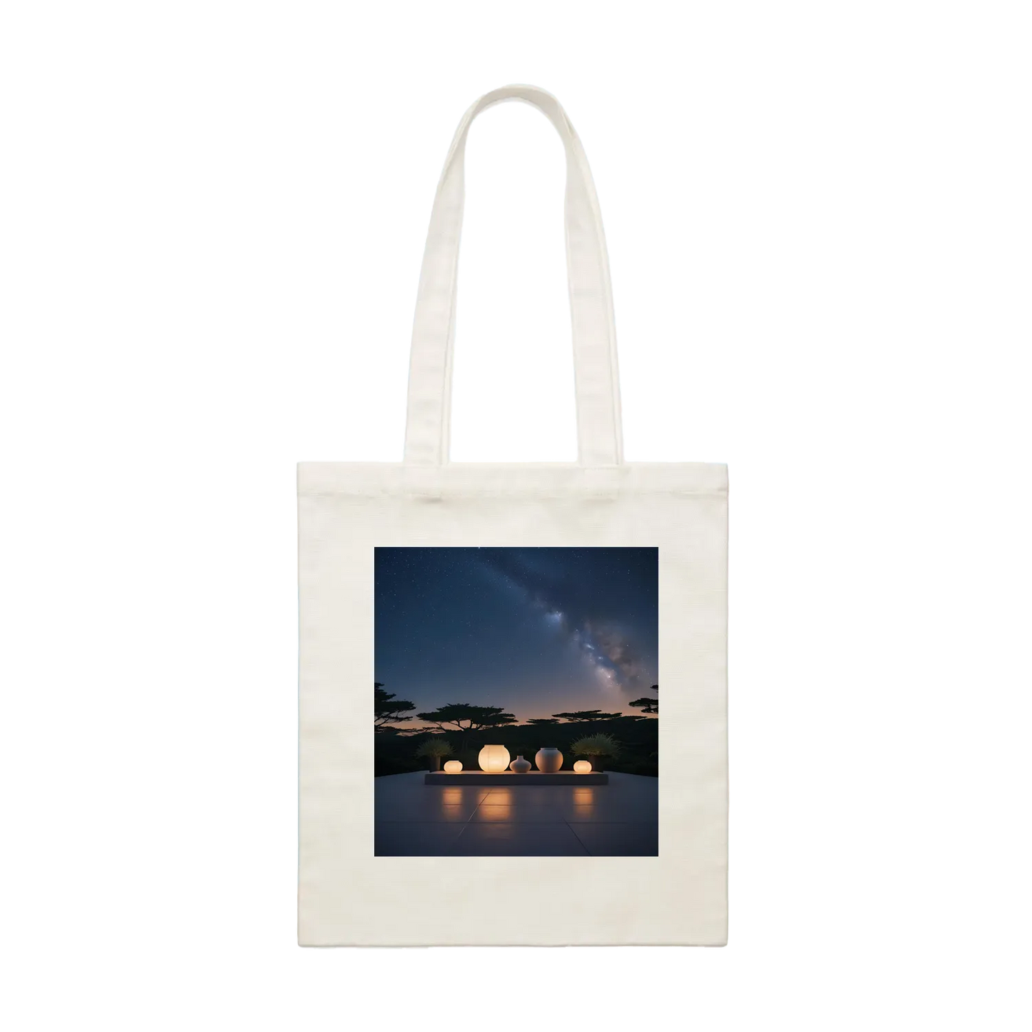 Cream front flat lay