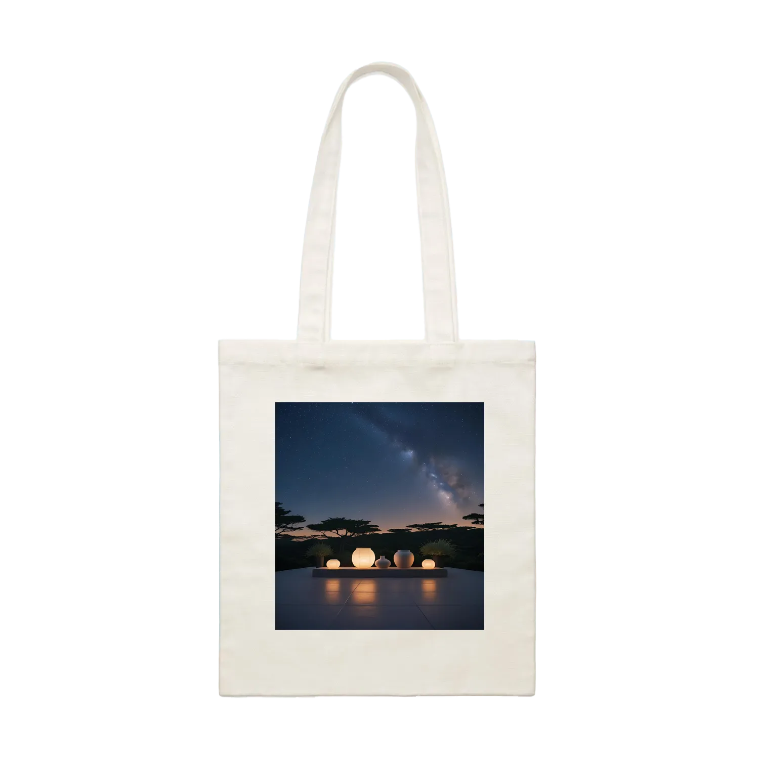 Cream front flat lay