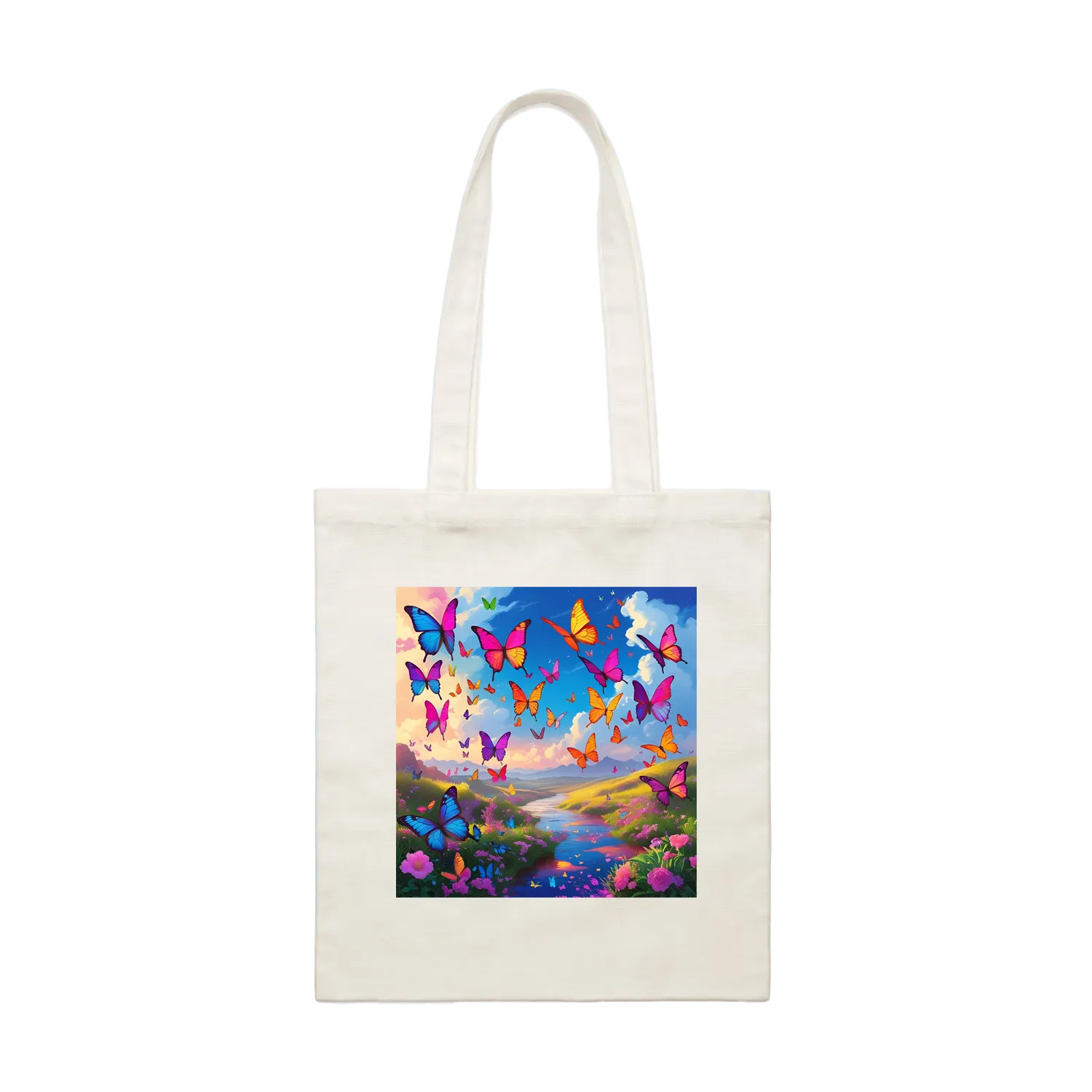 Cream front flat lay