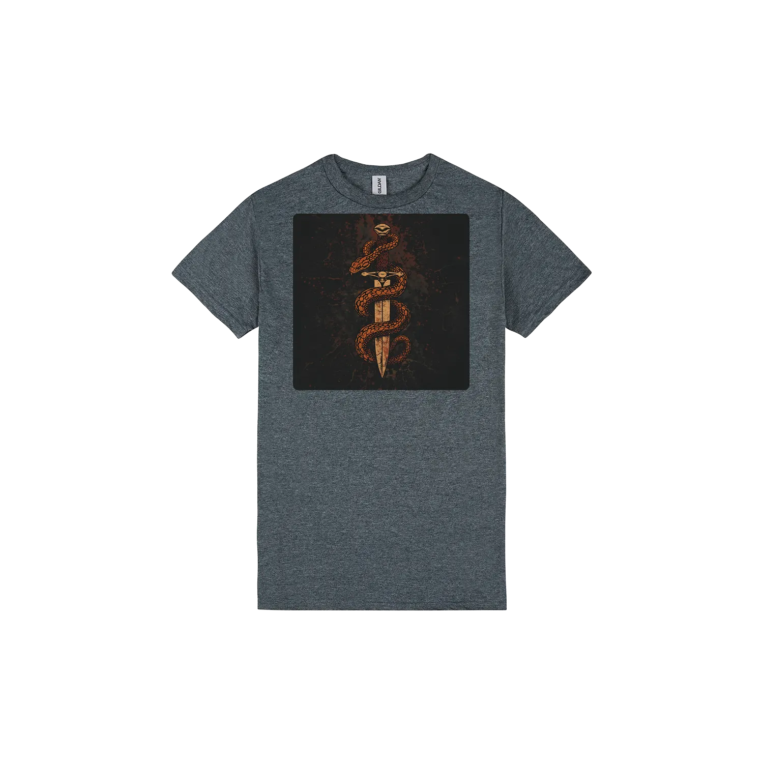 Dark Heather front flat lay