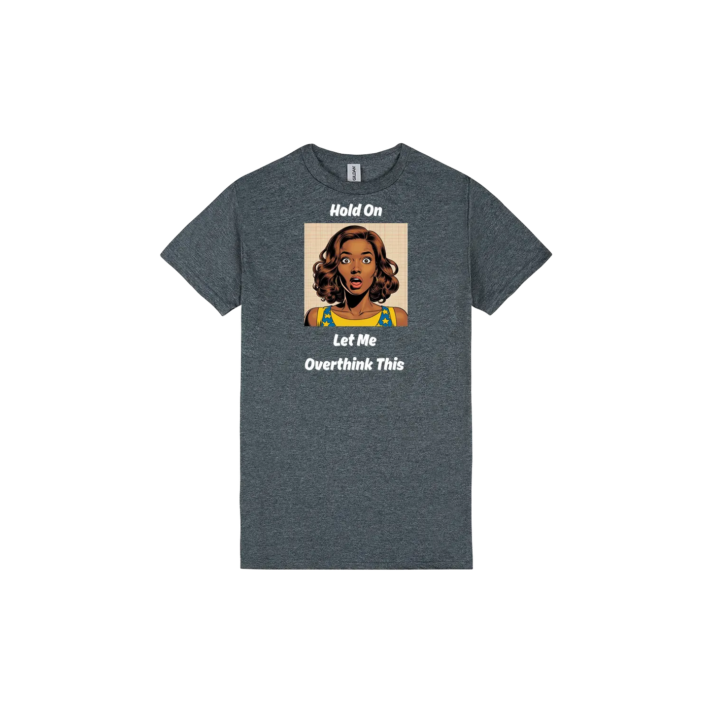 Dark Heather front flat lay