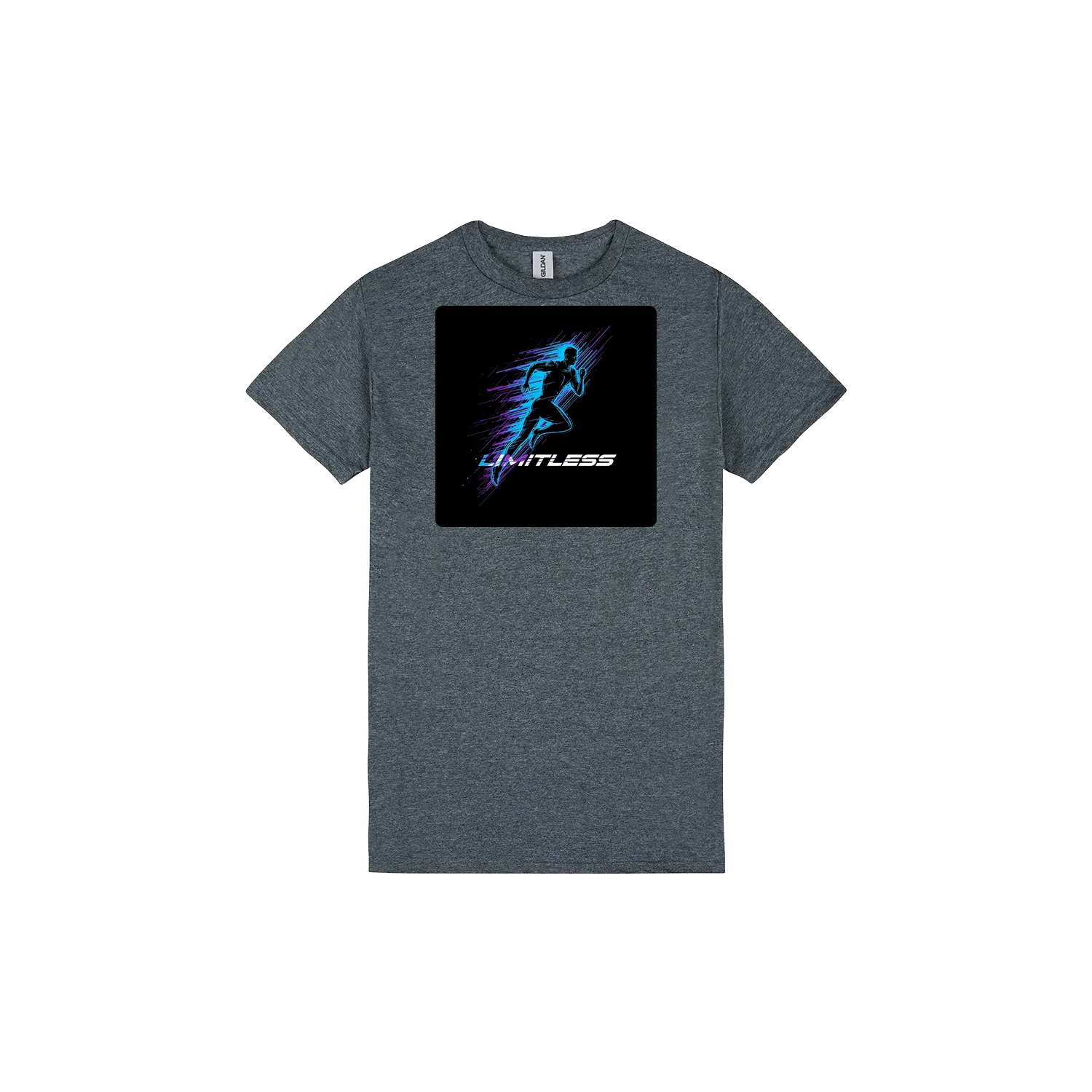 Dark Heather front flat lay