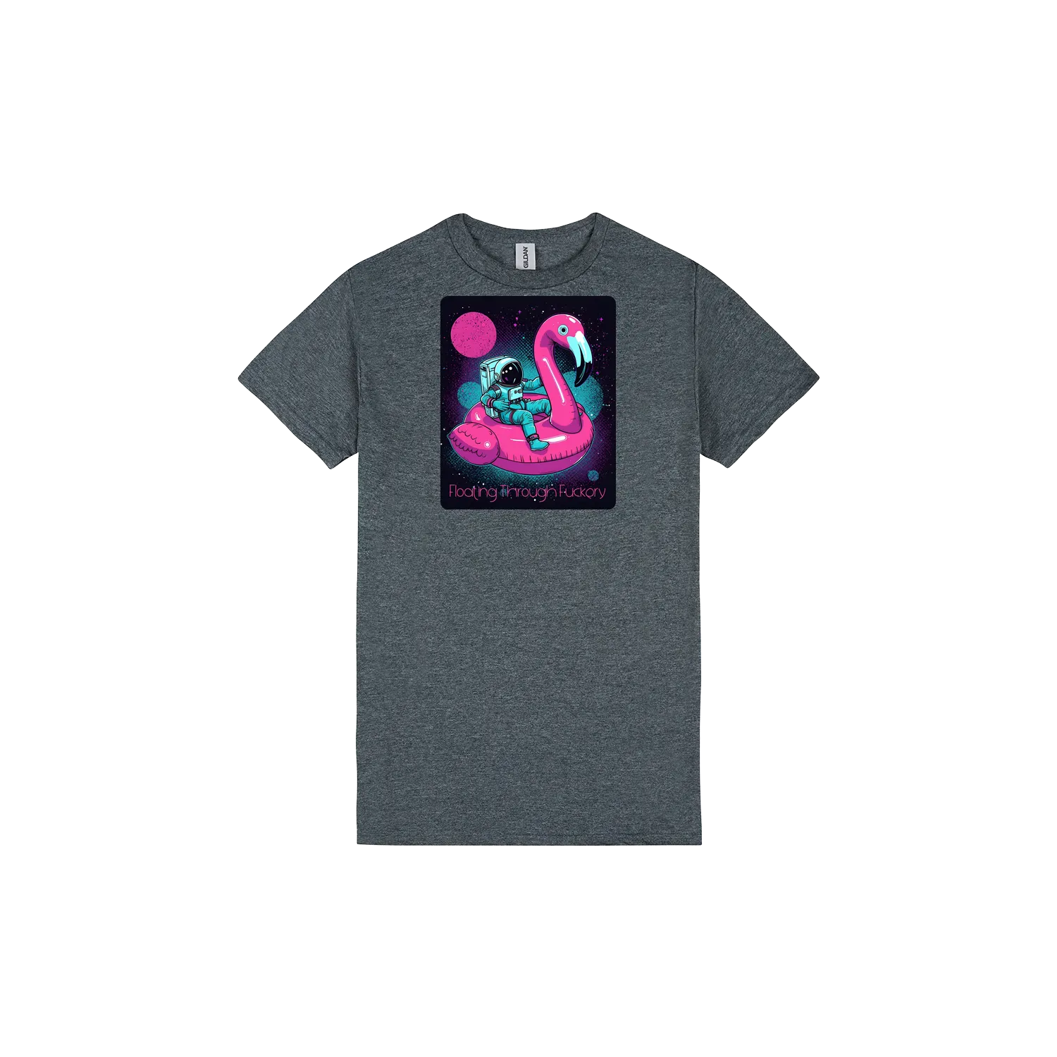 Dark Heather front flat lay