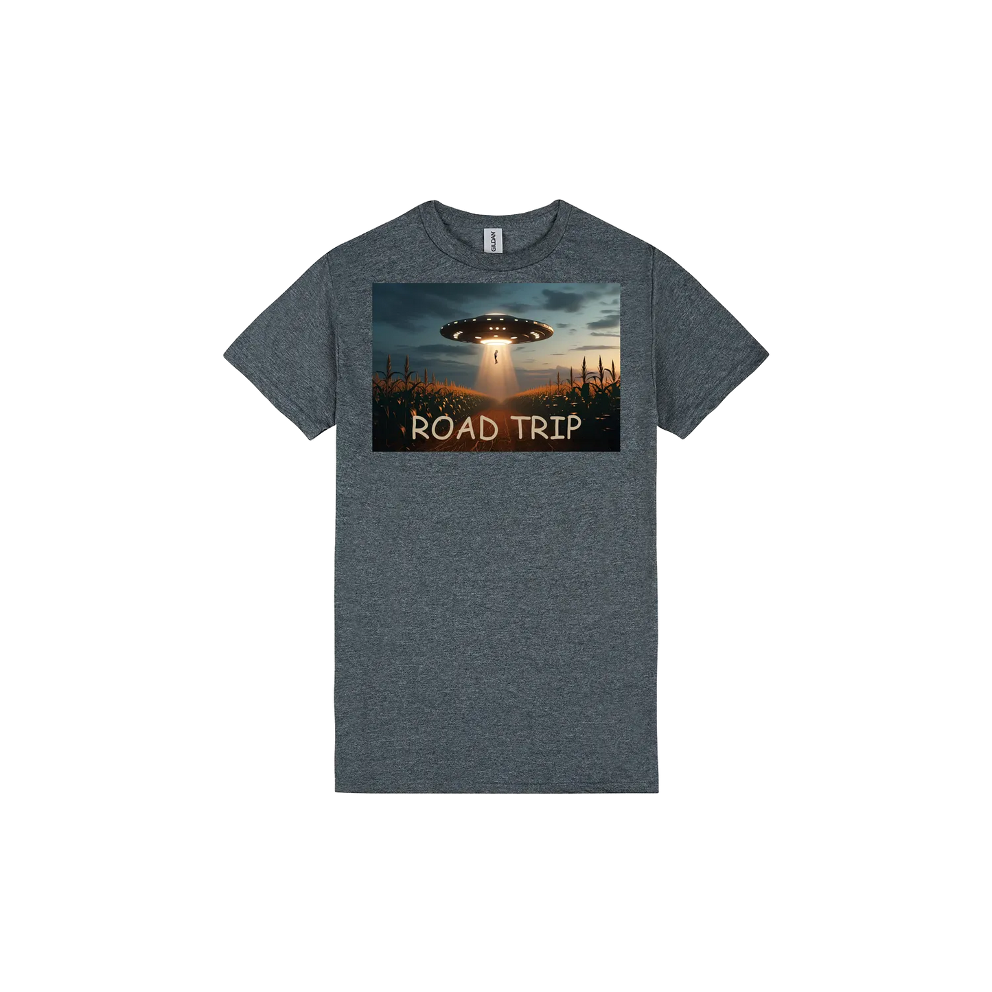 Dark Heather front flat lay