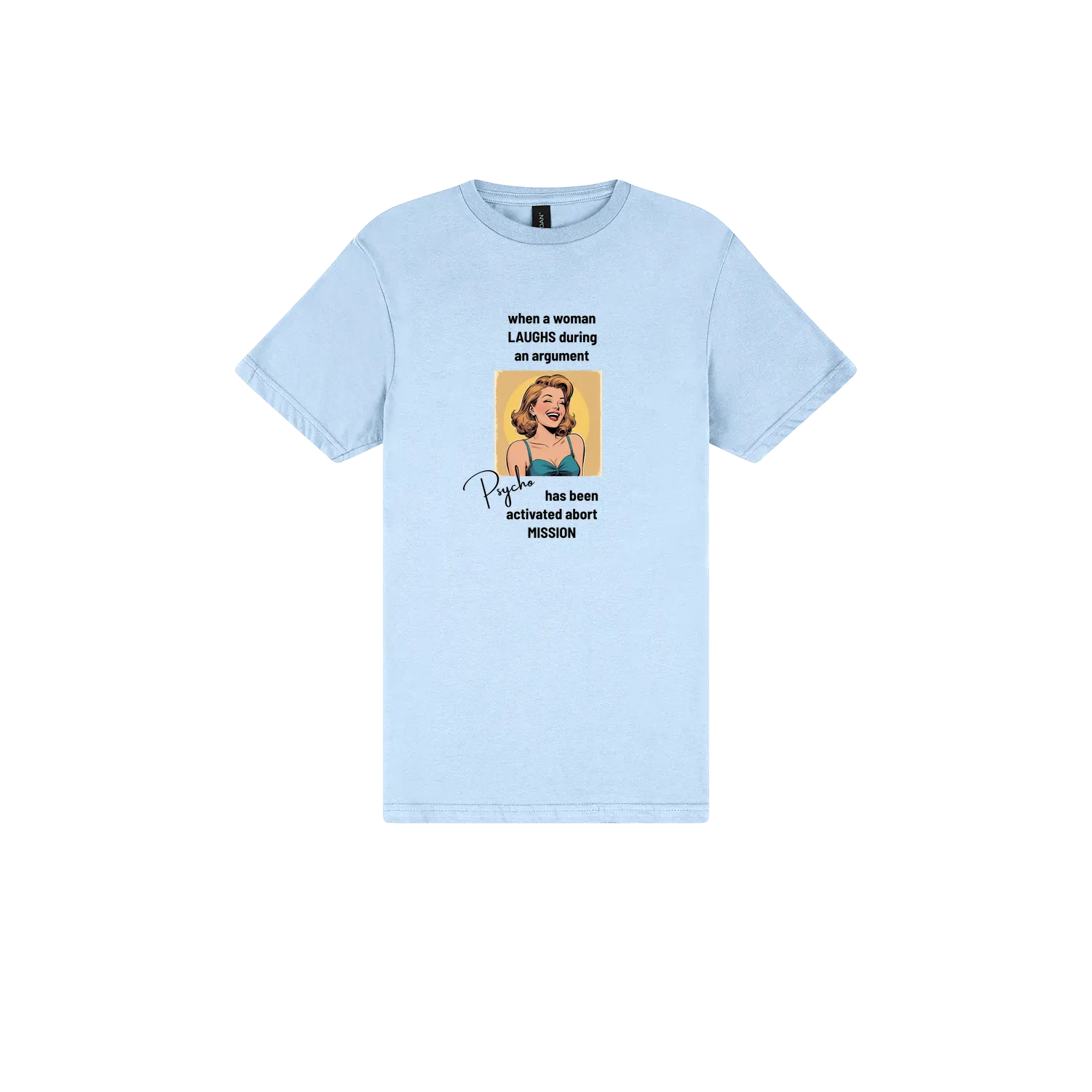 Light Blue front flat lay